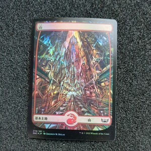 MTG Foil《山/Mountain》[SNC] 土地(278) マジック・ザ・ギャザリング 基本土地 赤 ニューカペナの街角 ランド