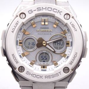 【動作確認済】 CASIO G-SHOCK GST-W300-7AJF 電波ソーラー カシオ ジーショック 腕時計 メンズ ホワイト 