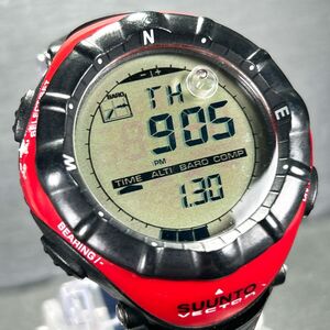 SUUNTO スント VECTOR ヴェクター RED SS011516400 腕時計 クオーツ デジタル 多機能 レッド ブラック 新品電池交換済み 動作確認済み