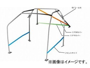 オクヤマ ロールバー 735 312 1 スチール ダッシュボード貫通 10P No.13 2名 ミツビシ ランサーEvo VII～IX CT9A 4ドア ノーマルルーフ