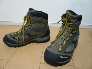 mont-bell モンベル トレッキングシューズ 26.5cm ブラウングレー系 GORE-TEX