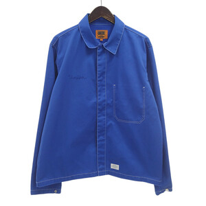 【特別価格】UNION DICKIES 21AW OVERSIZED WORK SHIRT ジャケット ブルー サイズ メンズ2(M)