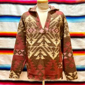 80’s Woolrich プルオーバー フーディー 検索: 古着 ウールリッチ ネイティブ ビンテージ Made in USA 80年代