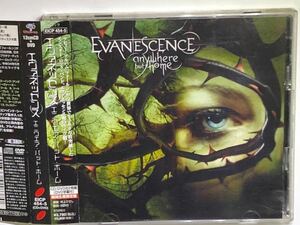 ※ 　エヴァネッセンス　※　 エニウェア・バット・ホーム　※ 国内盤帯つきCD+DVD EVANESCENCE