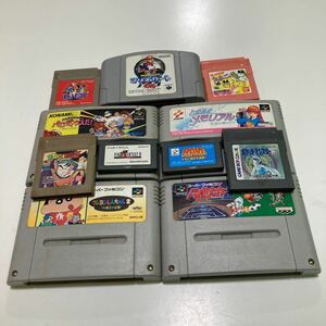 ※16030　ゲームソフト　まとめ売り　スーファミ　64　ゲームボーイ　アドバンス　 FF　ときメモ　パロディウス　その他 起動未確認