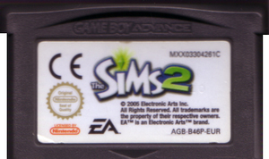 ★[欧州(EUR)版GBA]The Sims 2[ROMのみ](中古)-2 シムズ2