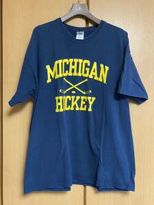 ミシガン大学 ホッケー カレッジTシャツ MICHIGAN HOCKEY XLサイズ