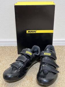 H377☆送料無料☆美品 MAVIC/マヴィック『406304 COSMIC』サイズ 26.5CM コズミック ビンディング 3つ穴 サイクリング ロードシューズ