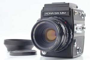 オーバーホール済み 使用感少なめ★ コーワ Kowa Six MM 85mm f/2.8 Lens シックス ブラック 中判フィルムカメラ 標準レンズ付き 完動品