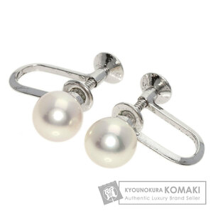 MIKIMOTO ミキモト アコヤパール 真珠 イヤリング シルバー レディース 中古