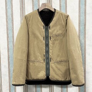 新品同様 参考定価35万円 visvim ビズビム CONTRARY DEPT LINER JACKET ICT 泥染加工 ボマージャケット 中村ヒロキ 0518905013003 サイズ1