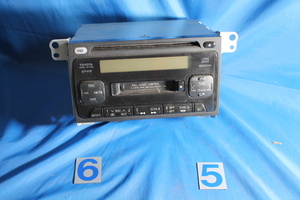 K-138-1 トヨタ純正 2DIN CD/カセットデッキ 08600-00780