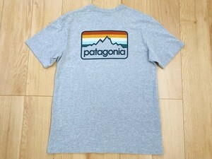 patagonia＊プリントTシャツ＊グレー＊S