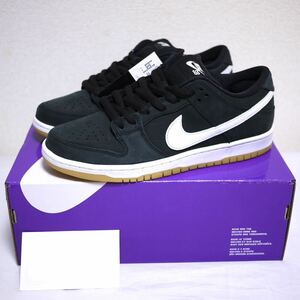 国内正規 新品 NIKE SB DUNK LOW PRO US10 28cm ナイキ ダンク ロー プロ BLACK WHITE GUM ガムソール 黒 白 PANDA パンダ CD2563-006