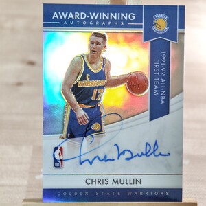 クリス・マリン 2020-21 Panini Obsidian Chris Mullins Award Winning On Card Auto 直筆サインカード ゴールデンステート・ウォリアーズ