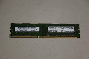 Crucial 4GB DDR3 1600 UDIMM 1.5v 1RX8 PC3-12800U-11-11-A1★826