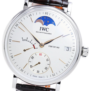 IWC IWC SCHAFFHAUSEN IW516401 ポートフィノ ムーンフェイズ 手巻き メンズ 良品 箱・保証書付き_863721