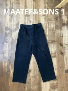 MAATEE&SONS マーティー&サンズ 黒 パンツ 1