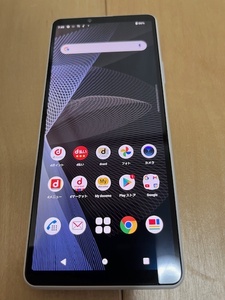 【美品】Docomo Xperia 10 III SO-52B ホワイト SIMフリー　残債なし-　72407