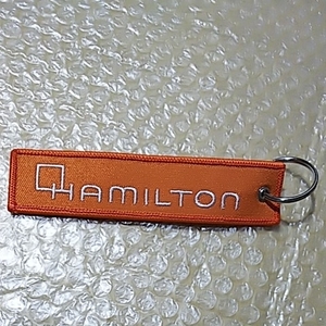 ● ハミルトン HAMILTON 布製 キーホルダー キーリング