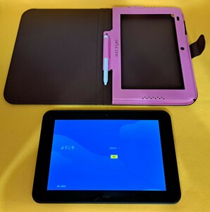 ◇◆SMILE ZEMI/スマイルゼミ JUST.SYSTEMS タブレット Androidタッチペン/タブレットケース付き◆◇通電 / 動作確認済