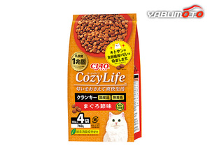 CIAO CozyLife クランキー まぐろ節味 190g×4袋 匂いをおさえて爽快生活