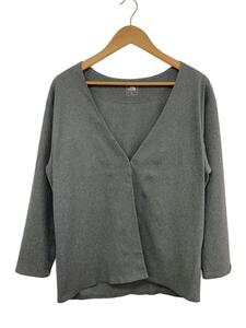 THE NORTH FACE◆ヨゴレ有/TECH LOUNGE CARDIGAN_テックラウンジカーディガン/XL/ポリエステル/GRY