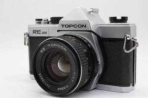 【返品保証】 トプコン Topcon RE200 RE Topcor 55mm F1.7 ボディレンズセット v2390