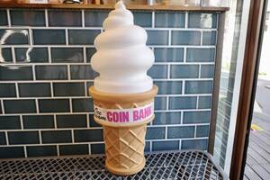 デッドストック　ICE CREAM アイスクリーム　ジャンボバンク　貯金箱　SAFE-T アメリカ製　インテリア　ディスプレイ