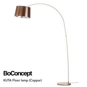 GE46 未使用 Boconcept ボーコンセンプト KUTA フロアランプ カッパー / 照明器具 フロアスタンド 北欧スタイル モダン / 神奈川県秦野市