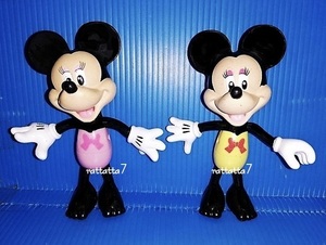 ☆同梱可☆Disney☆Minnie Mouse☆Mattel☆ミニーマウス☆人形☆フィギュア☆2体セット☆ドール☆ディズニー