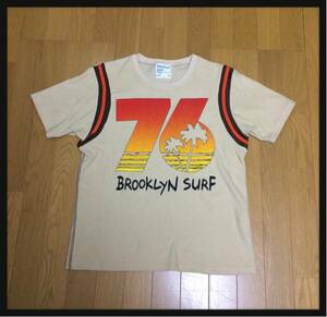 稀少！■BROOKLYN SURF NYC■76 ナンバリングTシャツ: M☆TA-96