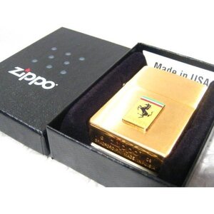 【Spiral】フェラーリ 真鍮製Zippo/ジッポライター【type1】新品/FERRARI/