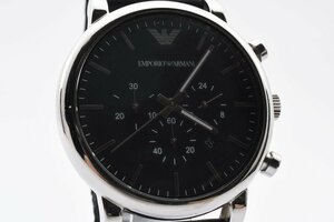 稼働品 箱付き エンポリオ アルマーニ AR-1828 251808 クォーツ メンズ 腕時計 EMPORIO ARMANI