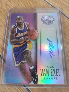 Nick Van Exel 14-15 Totally Certified サイン カード 25枚限定