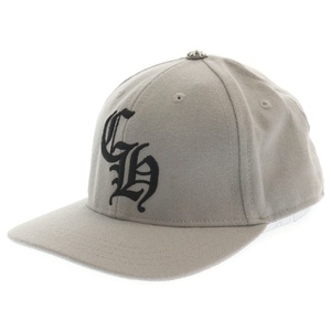 CHROME HEARTS クロムハーツ BASEBALL TRUCKER CH HAT CH刺繍ベースボールキャップ 帽子 グレー