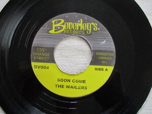 WAILERS 7！SOON COME, BOB MARLEY, UK 7インチ EP 45, PETER TOSH, 美盤