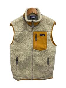 patagonia◆Classic Retro-X VEST/フリースベスト/S/ポリエステル/WHT/STY23048FA19