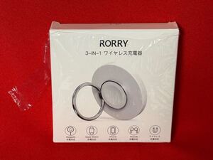 未使用 RORRY [3IN1ワイヤレス充電器 Magsafe充電器 スマホリング・スタンド機能付]