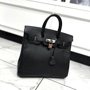 35915　HERMES エルメス オータクロア28 ヴォーエプソン ブラック