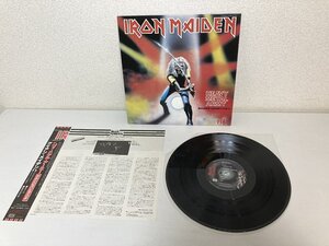 送料無料 ■ LP 帯付 Iron Maiden (アイアン・メイデン) 「Heavy Metal Army - Maiden Japan Live !!」 12インチ / EMI Records(EMS-41004)