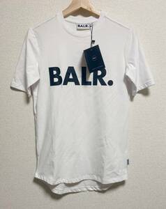 未使用 タグ付き BALR. ボーラー ロゴ Tシャツ サイズXXS 白