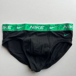 NIKE ナイキ　メンズビキニ　M(S) 黒　ブラック　ビキニブリーフ　メンズブリーフ　男性ブリーフ　男性インナー　コットンストレッチ　下着