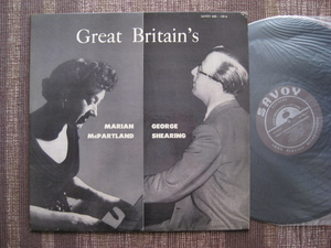 ☆MARIAN McPARTLAND//GEORGE SHEARING♪GREAT BRITAIN