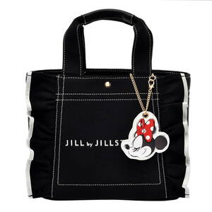 【JILL by JILLSTUART】ミニー トートバッグ バッグチャーム付き ブラック MINNIE DAY 2022