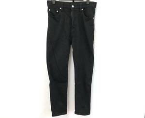 DSQUARED2 ディースクエアード Black Bull Wash Twist Zip Jeans S74LB0742 ブラックデニム サイドジップ ジーンズ テーパード サイズ44