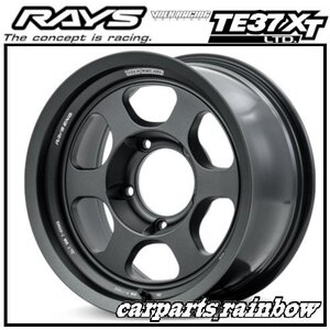 ★RAYS/レイズ VOLKRACING ボルクレーシング TE37XT LTD 16×8.0J/8J 5/150 ±0 ランクル70★マットガンブラック(MT)★新品 2本価格★