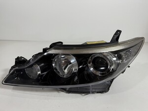 トヨタ 純正 ACR50/ACR55/GSR50/GSR55 エスティマアエラス 後期 HID ヘッドライト 左側 インナーブラック KOITO 28-217 刻印00 棚番L-1188