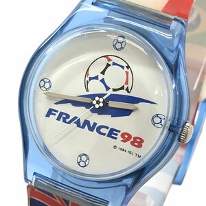 レア 新品 Swatch スウォッチ FIFAワールドカップ サッカー 1998年 フランス W杯 腕時計 クオーツ コレクション FRANCE98 希少 記念