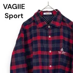 VAGIIE SPORT バジエ スポーツ ネルシャツ【L】チェック柄